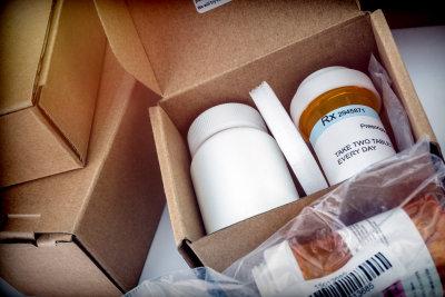 boxes with medicines